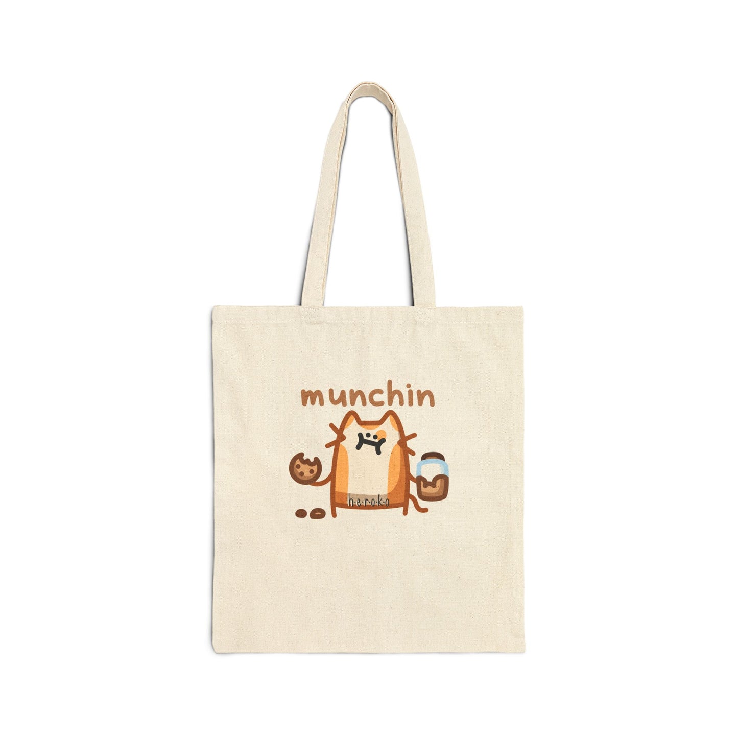 CATS MUNCHIN COOKIES Cotton Canvas Tote Bag