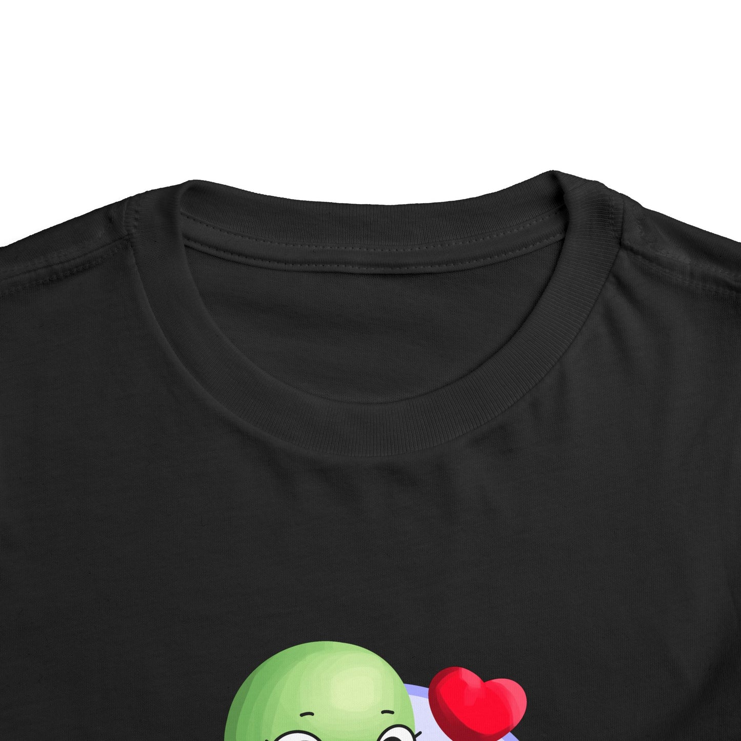 Toddler Tee - Cute Turtle Valentine's Day Design