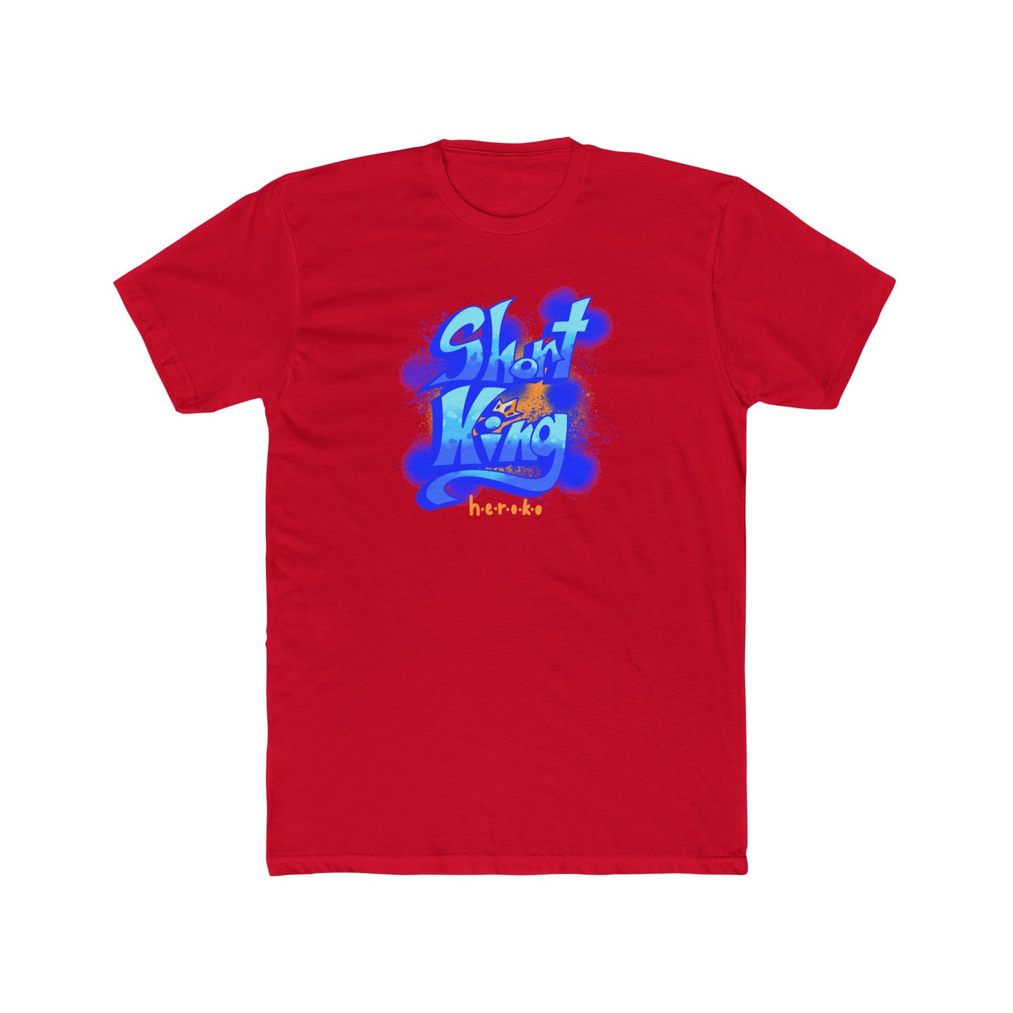 Adults Unisex Cotton Tee - SHORT KING Design
