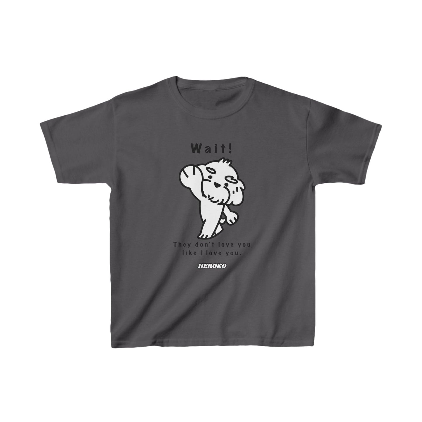 Kids WAIT! DOG MEME Cotton™ Tee