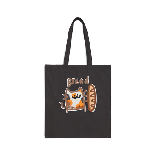 CATS BREAD Cotton Canvas Tote Bag