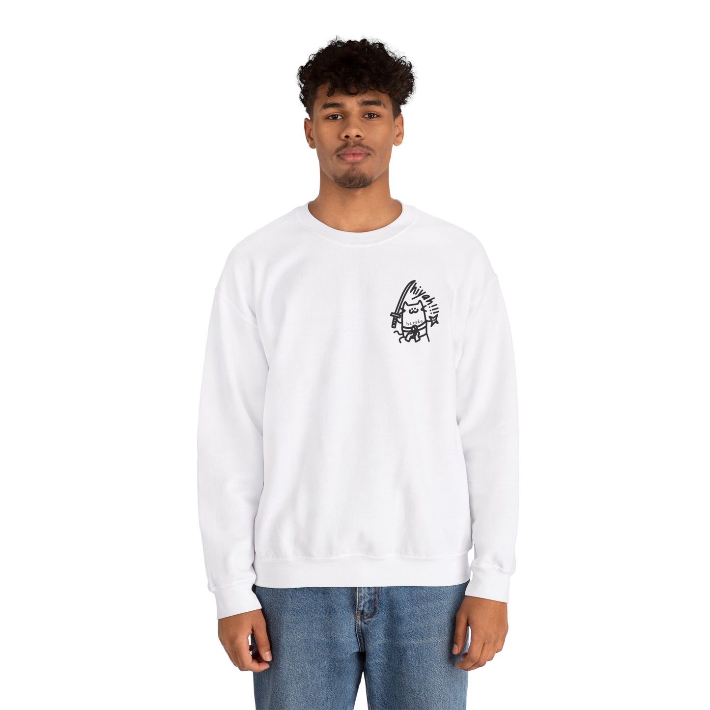 Adults KATANA CAT Crewneck Sweatshirt