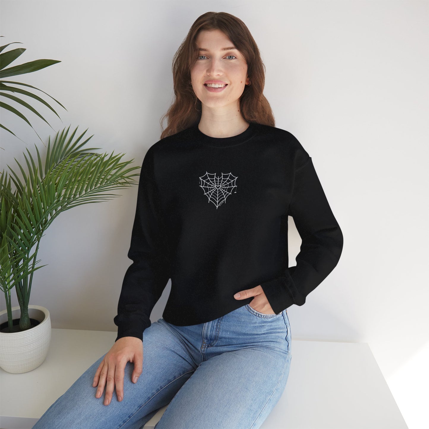 Adults SPIDERS WEB Crewneck Sweatshirt