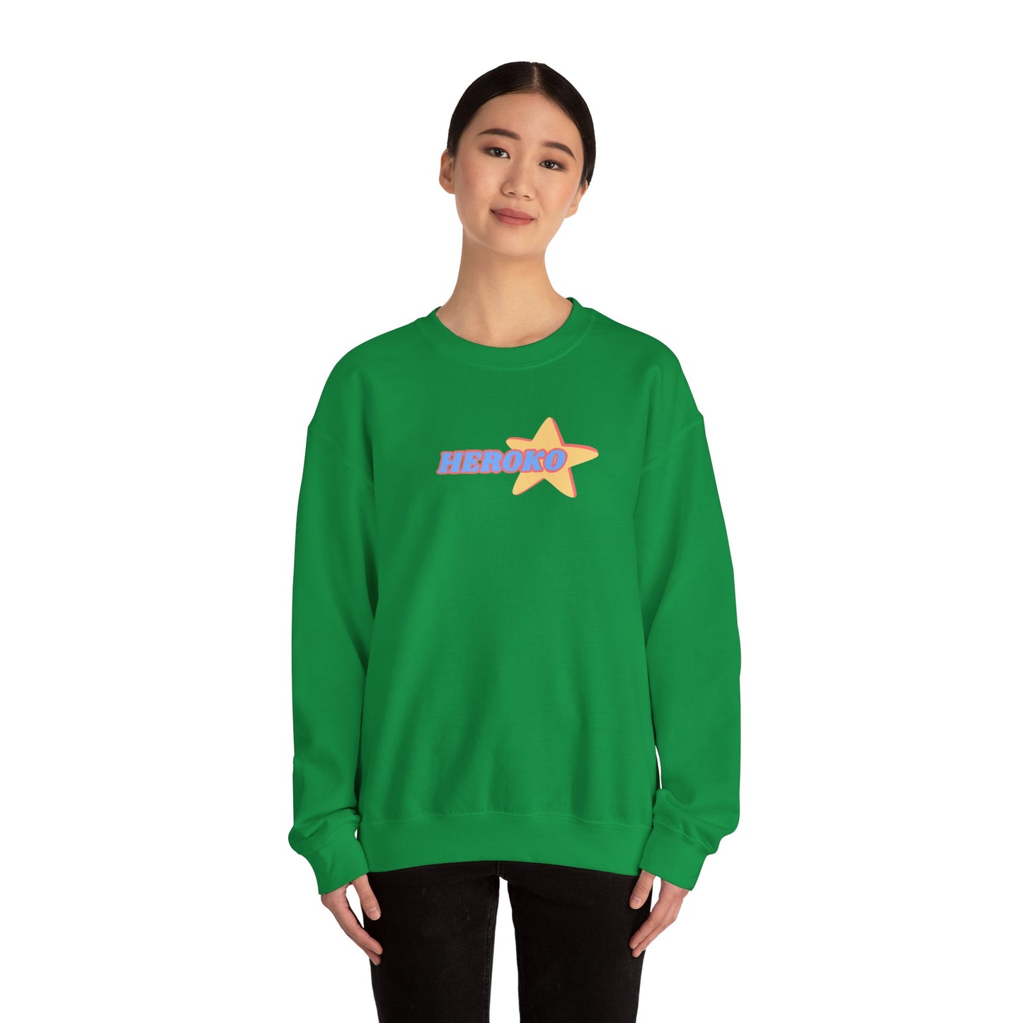 Adults HEROKO RETRO STAR Crewneck Sweatshirt