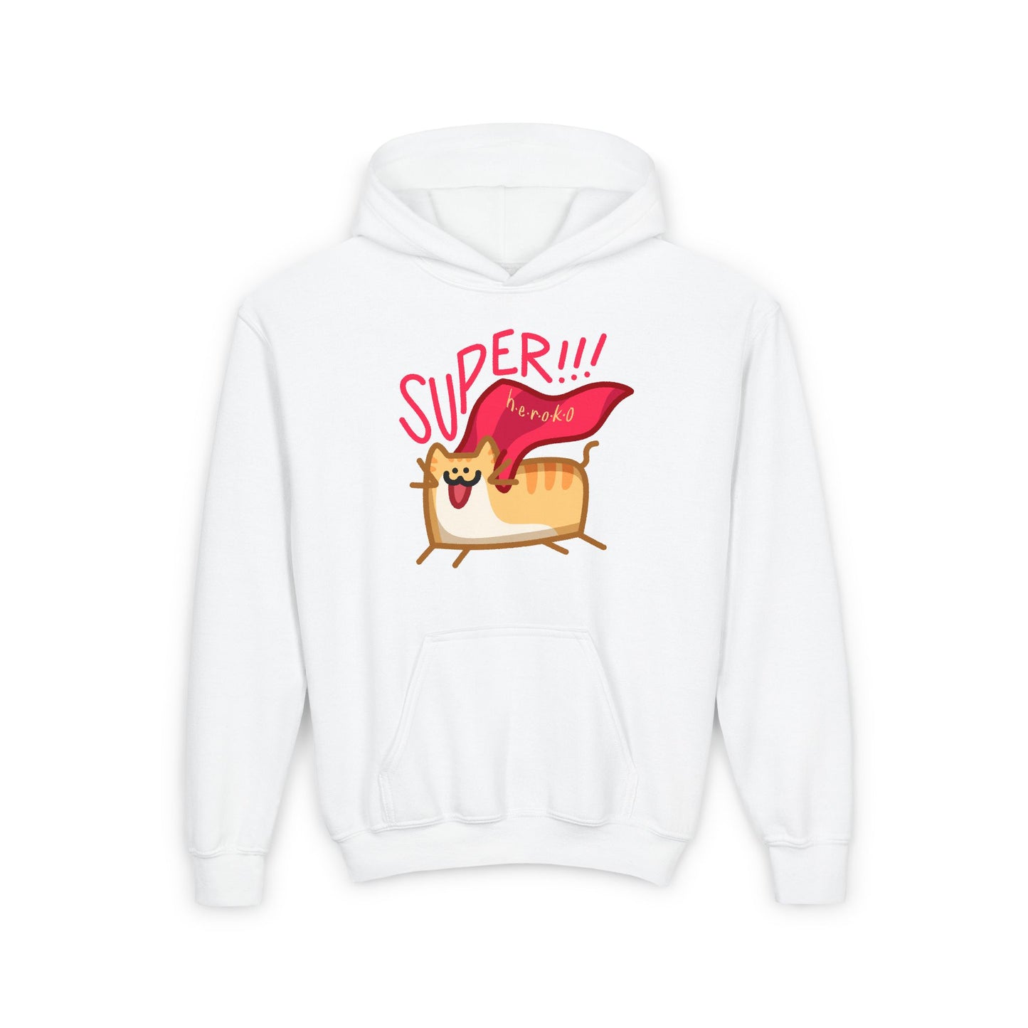 Youth SUPER CAT Hooded Sweatshirts