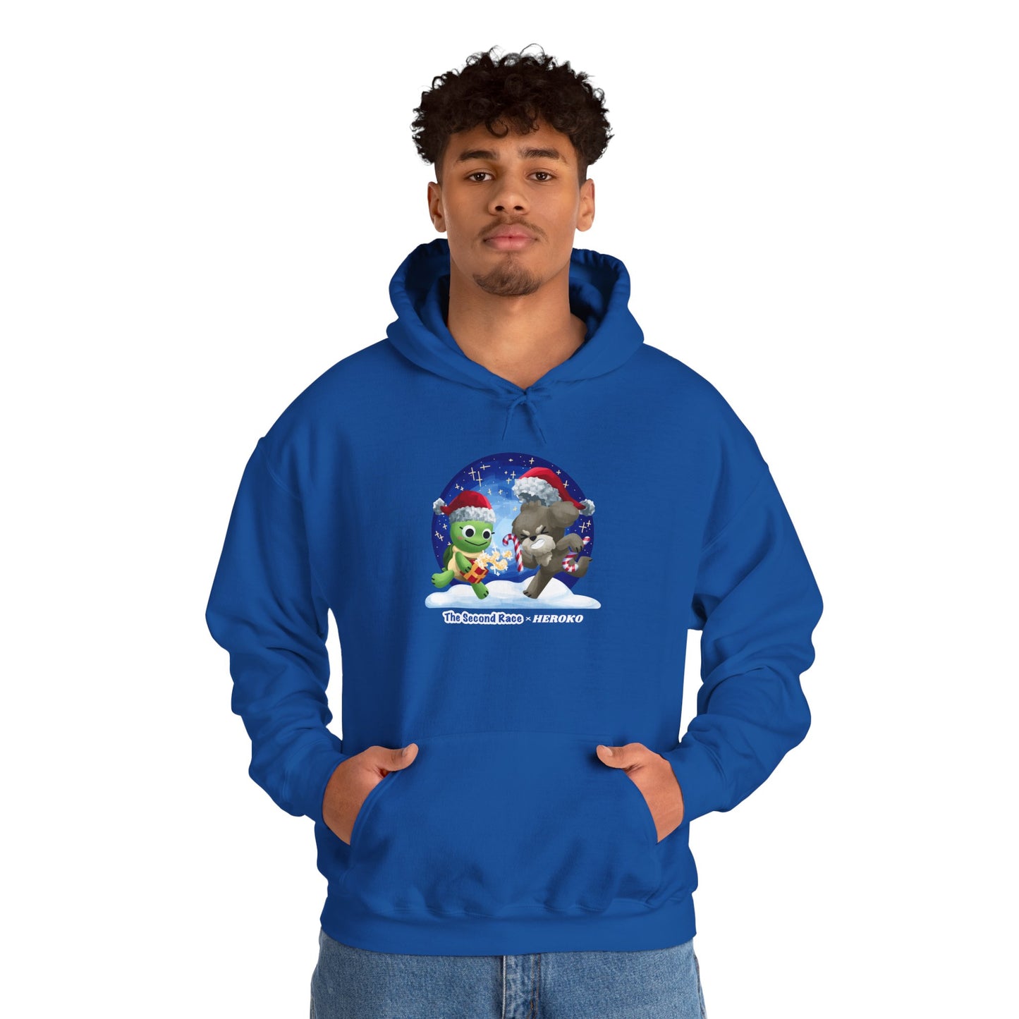'The Second Race' Snow Globe Adults Hoodie — Holiday Book Lover Sweatshirt