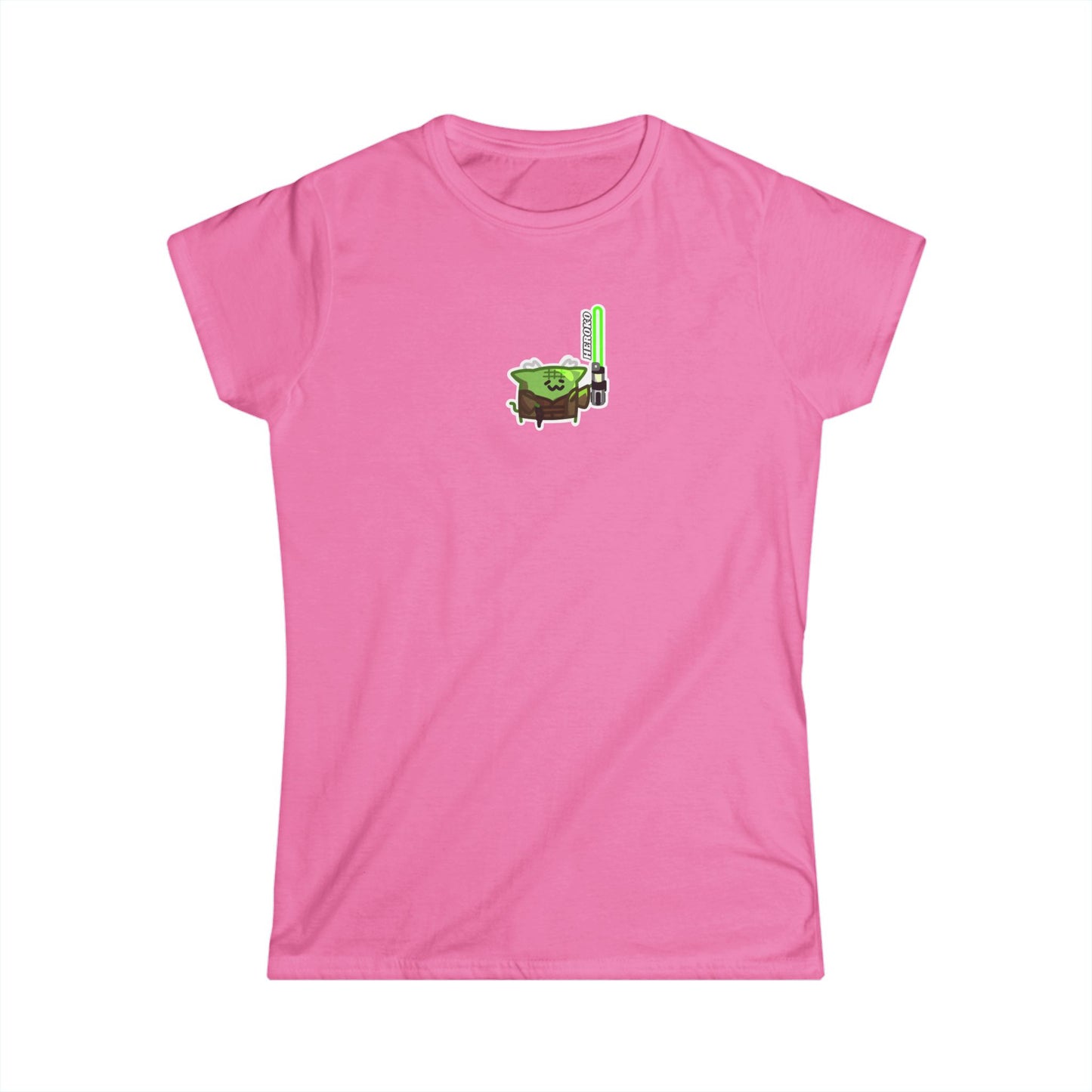 Slim Fit Tee - Jedi Master Cat Design