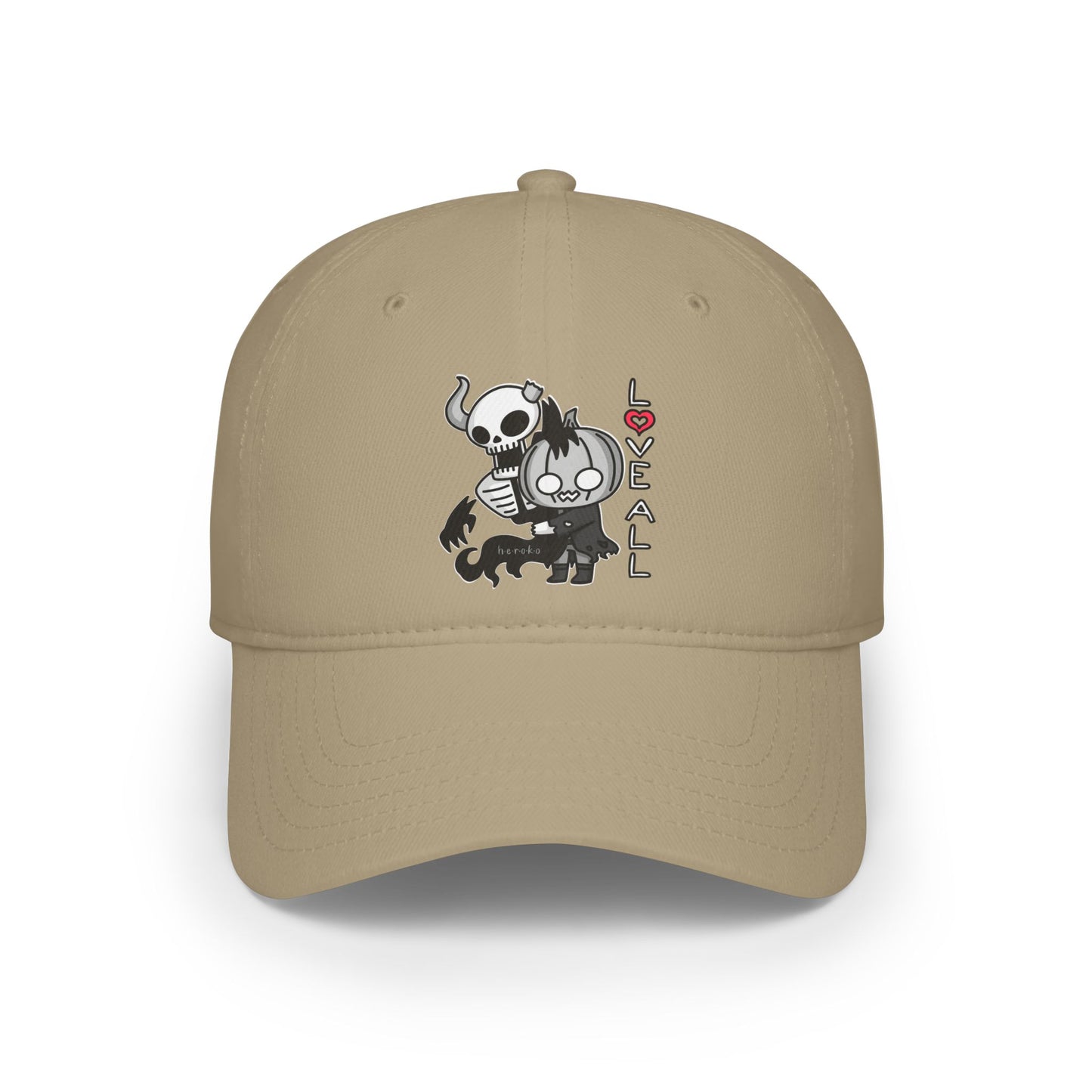 LOVE ALL SKELETON Low Profile Baseball Cap/Hat