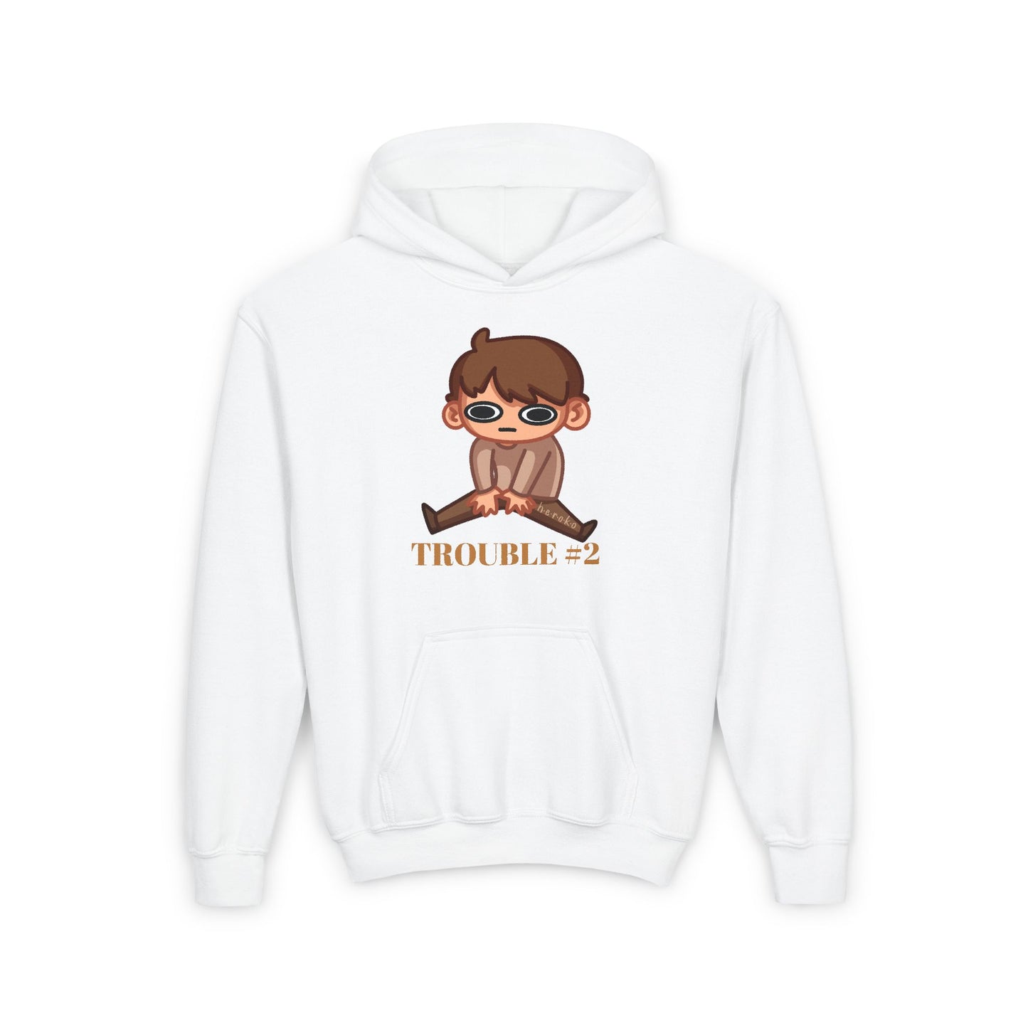 Youth TROUBLE #2 BOY Hooded Sweatshirts