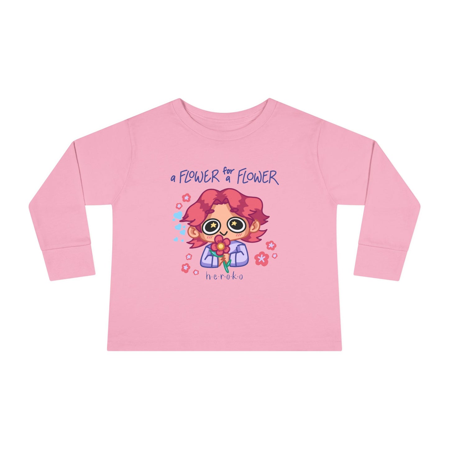 Toddler's FLOWER GIRL Long Sleeve Tee