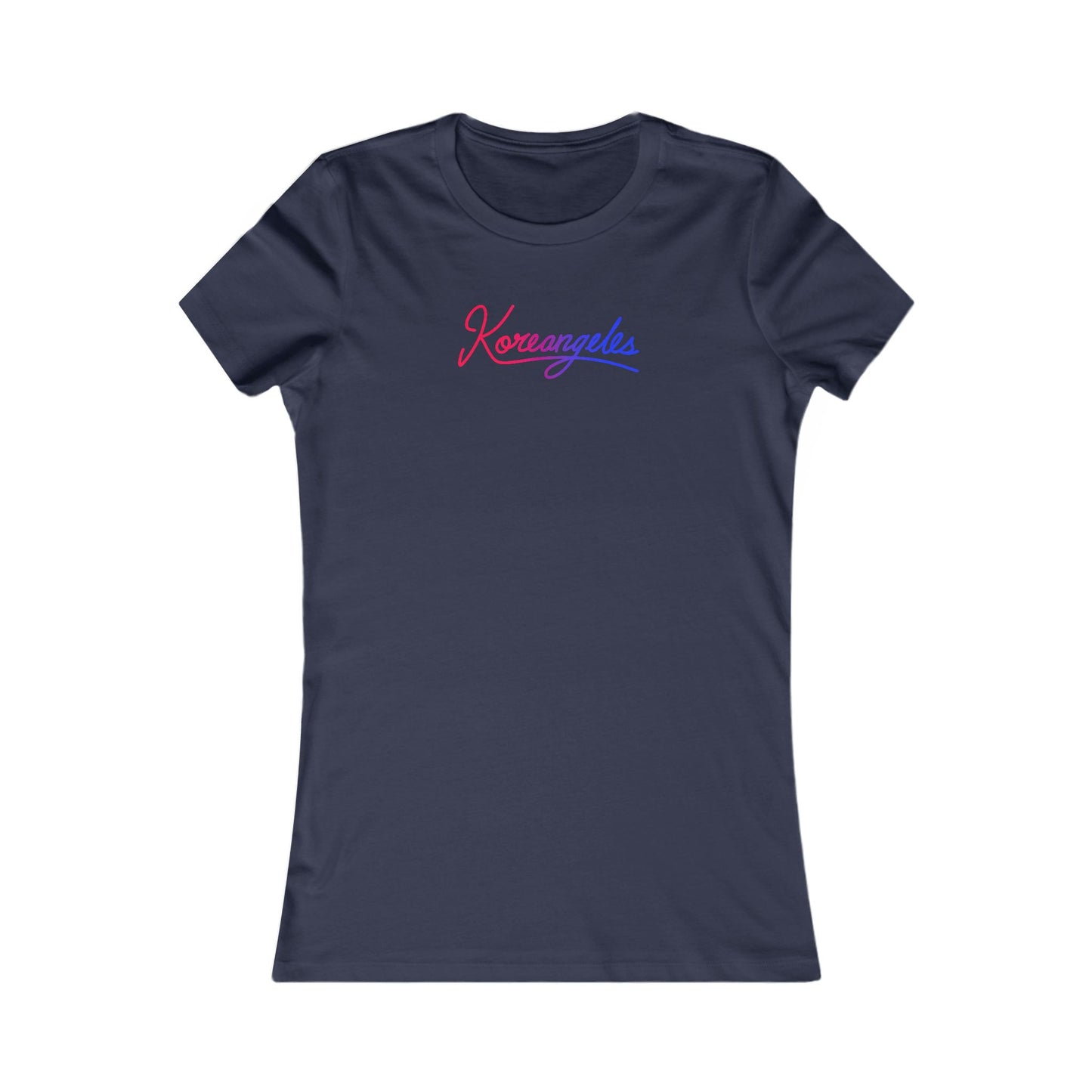 Women Slim Tee for K‑Pop x K‑Drama Fans -- Seoul × LA