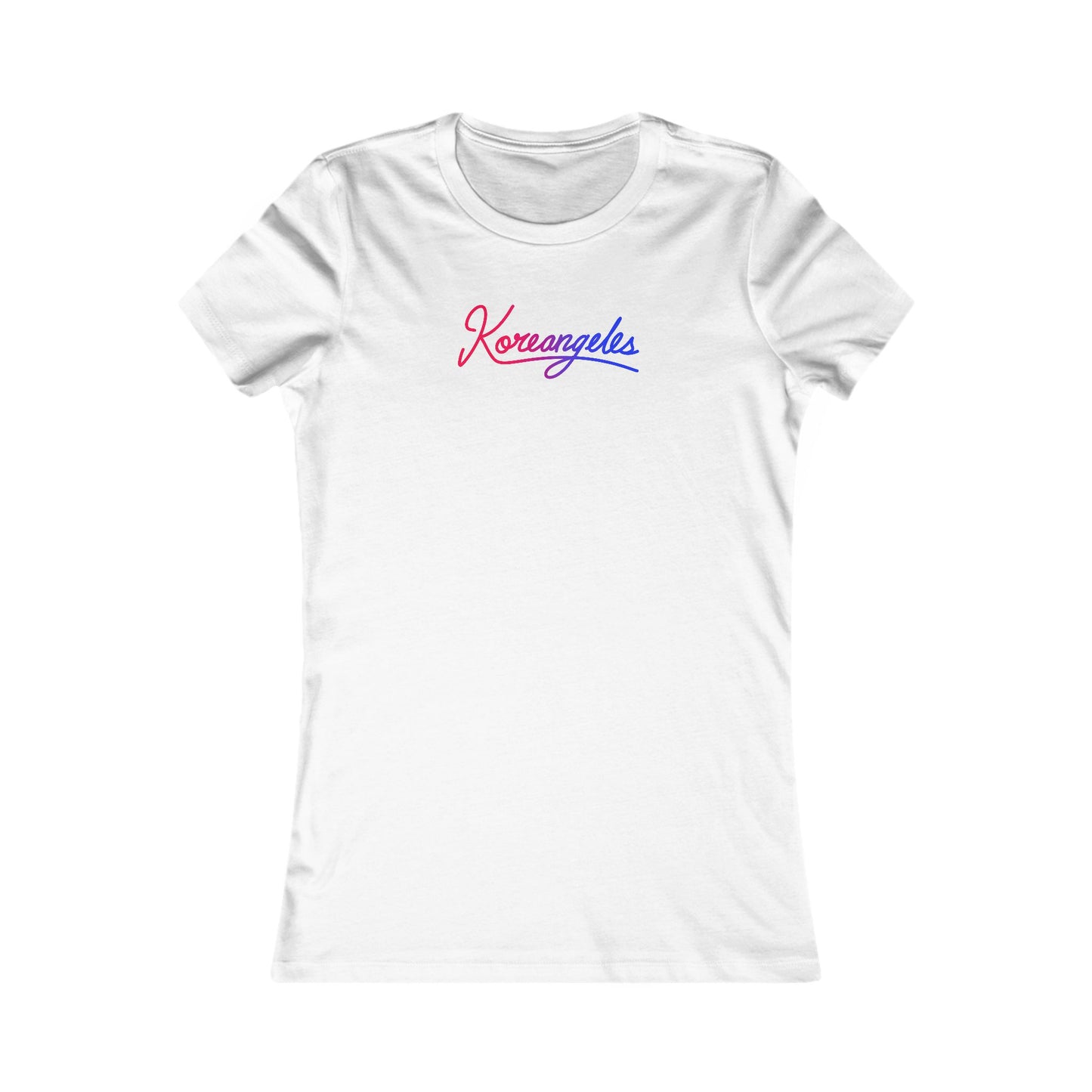 Women Slim Tee for K‑Pop x K‑Drama Fans -- Seoul × LA