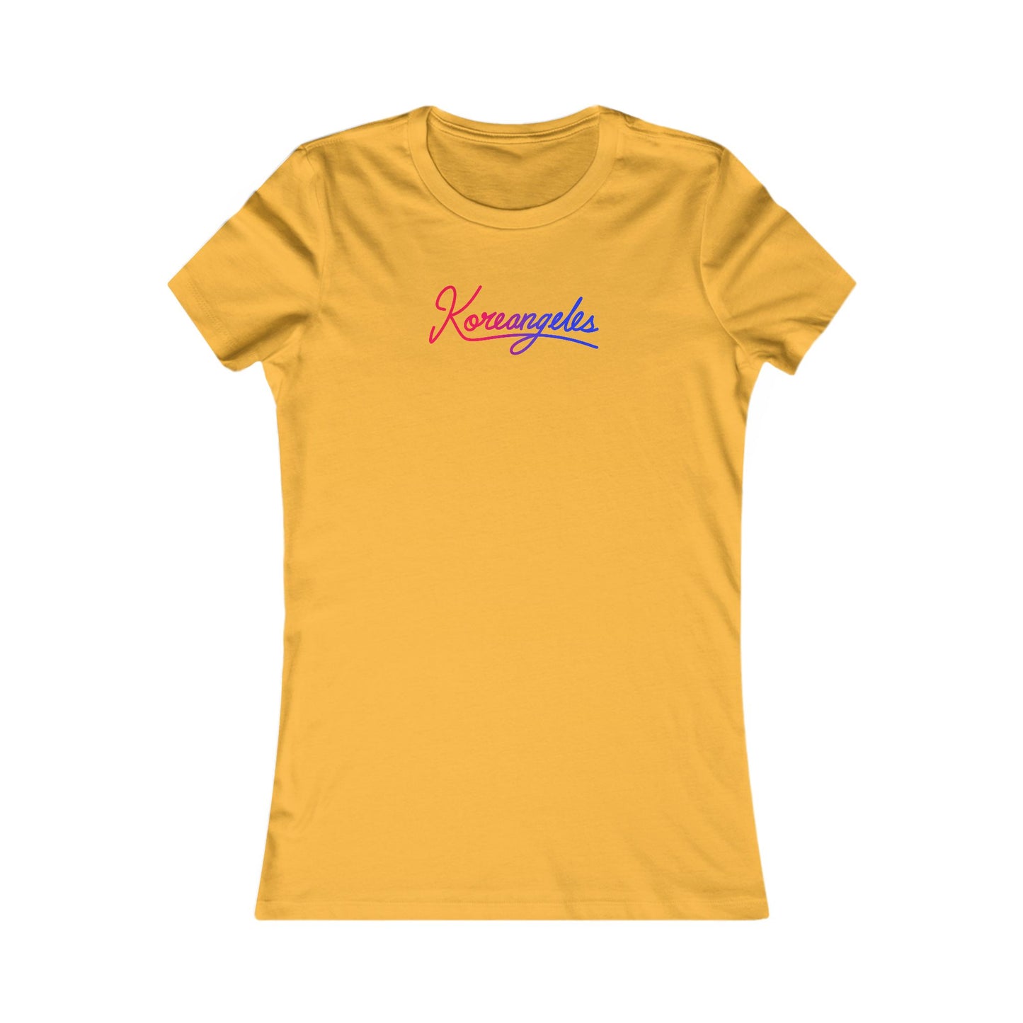 Women Slim Tee for K‑Pop x K‑Drama Fans -- Seoul × LA
