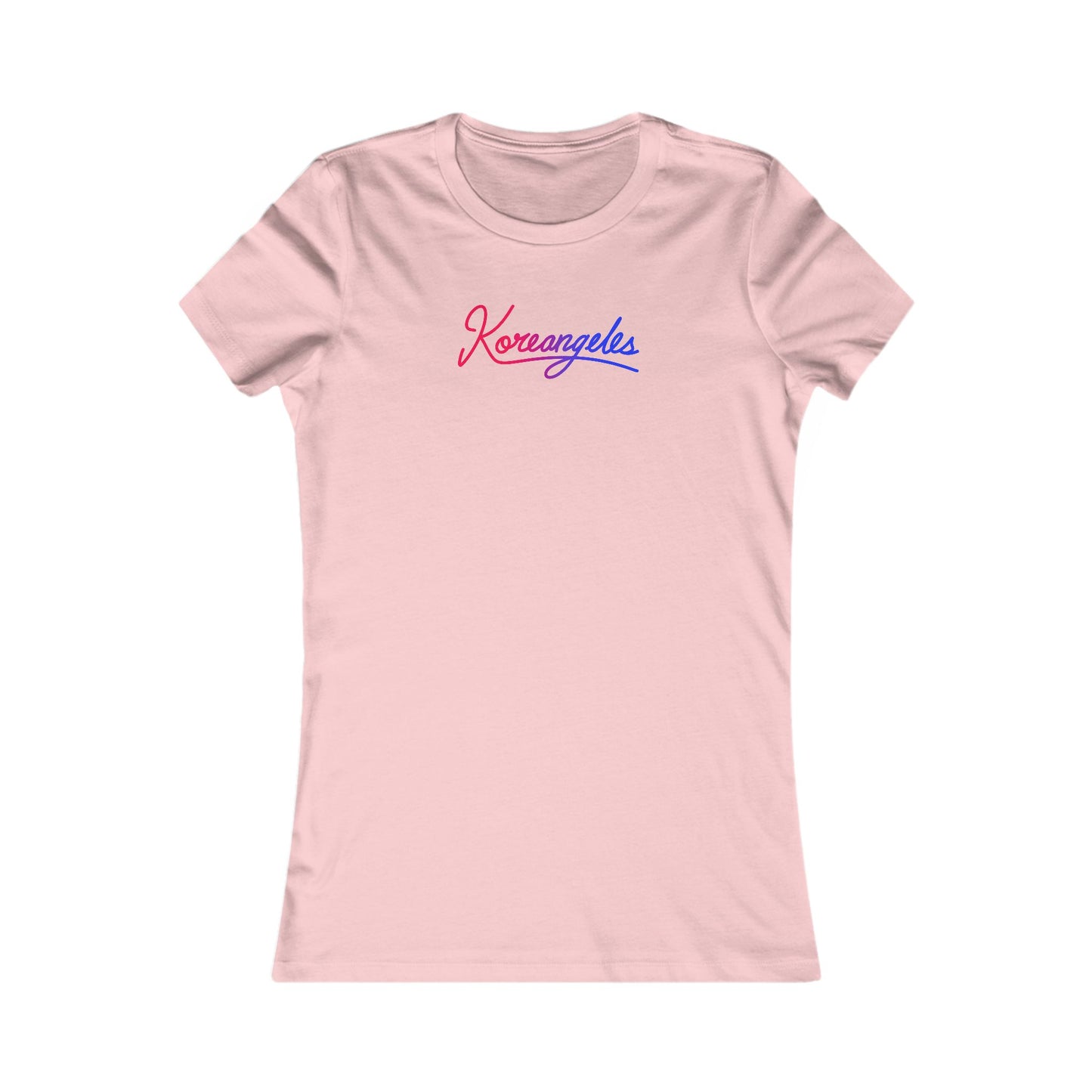 Women Slim Tee for K‑Pop x K‑Drama Fans -- Seoul × LA
