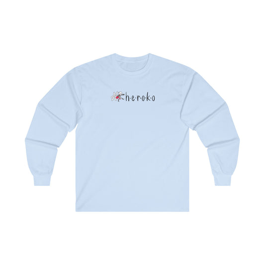 Adults HEROKO & LOGO Cotton Long Sleeve Tee (Runs Small for Men)