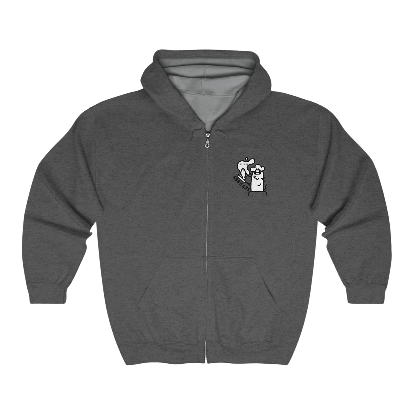 Adults CHEF CAT Full Zip Hoodie