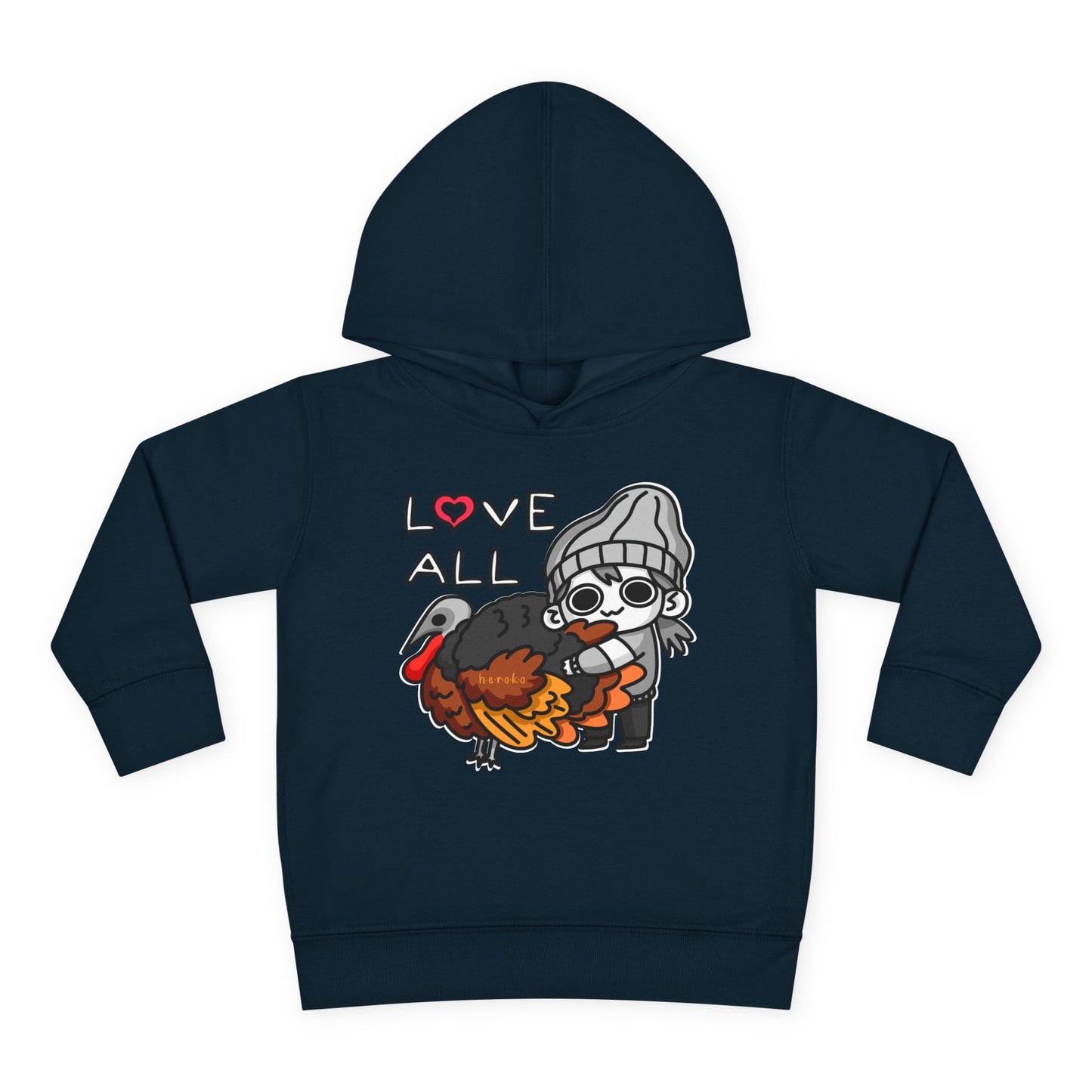 Toddler's LOVE THANKSGIVING TURKEY Hoodie