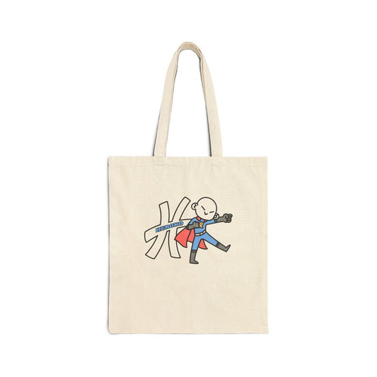 RETRO HEROKO Cotton Canvas Tote Bag