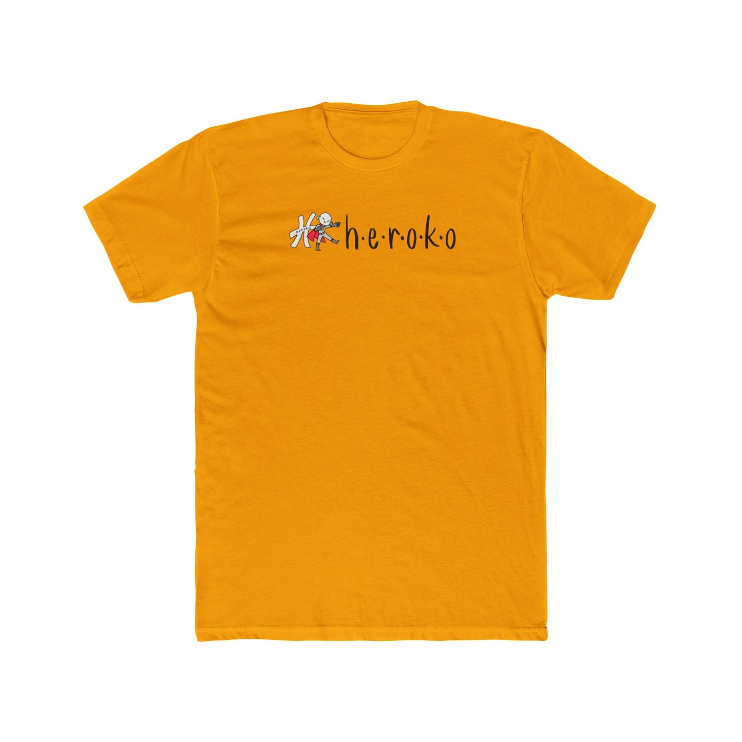 Adults HEROKO LOGO Cotton Crew Tee