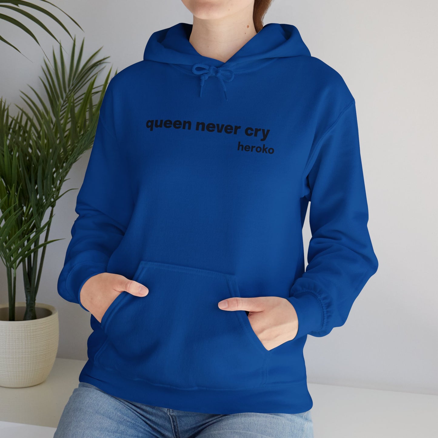 Adults QUEEN NEVER CRY MEME Hoodie