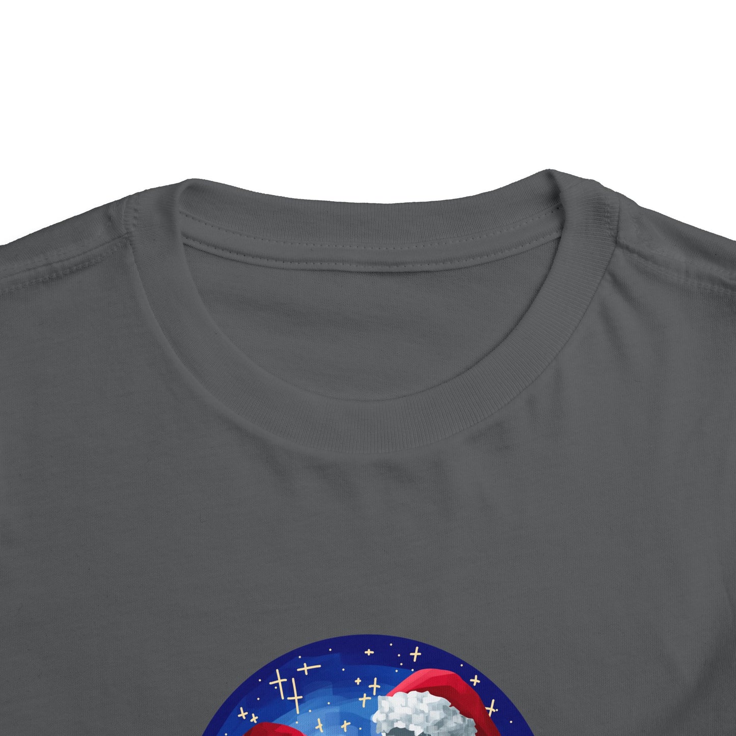 Toddler Tee - Cute Christmas Turtle & Puppy in a Snow Globe Holiday Design