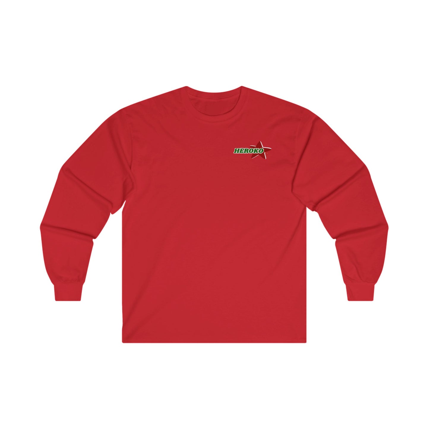 Adults HEROKO CHRISTMAS STAR Long Sleeve Tee (Runs Small for Men)