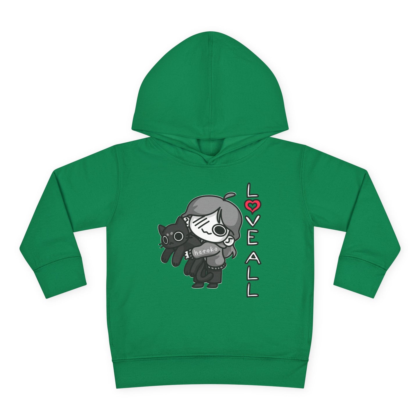 Toddler's LOVE ALL CAT Hoodie