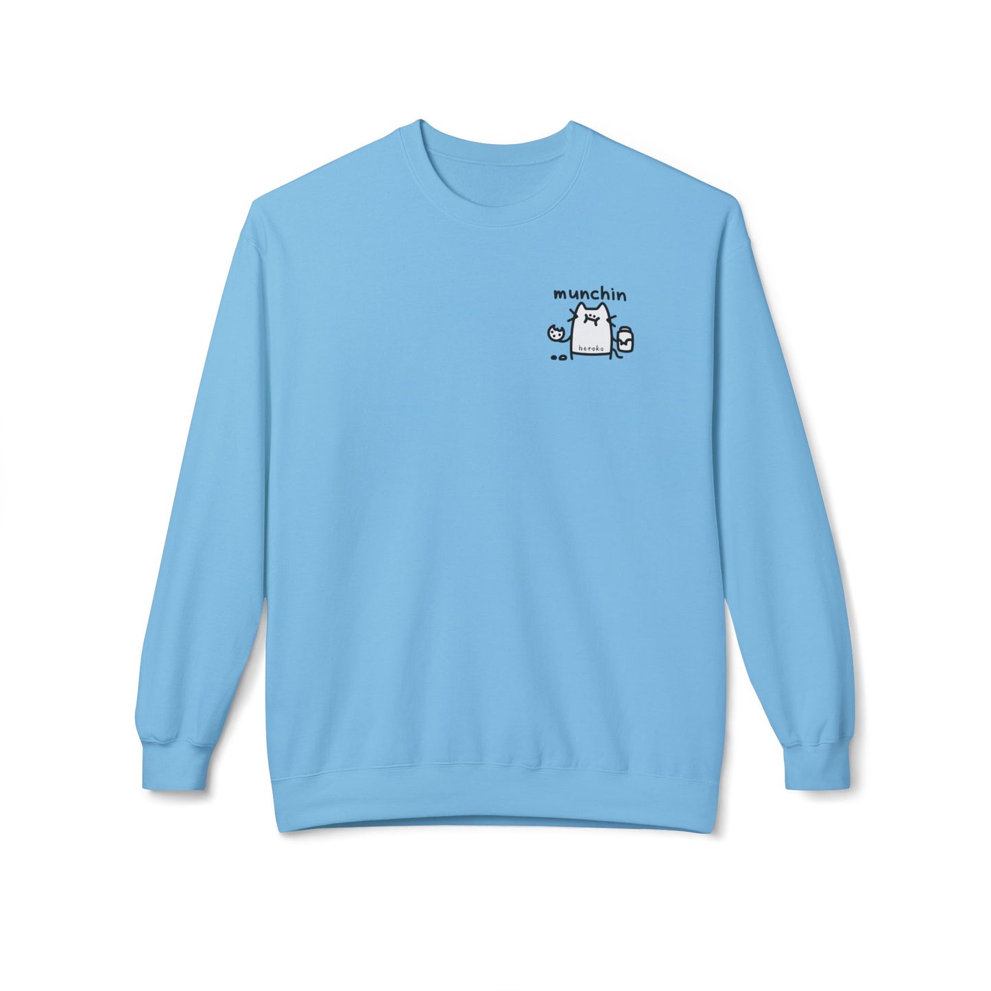 Adults CATS MUNCHIN Fleece Crewneck Sweatshirt