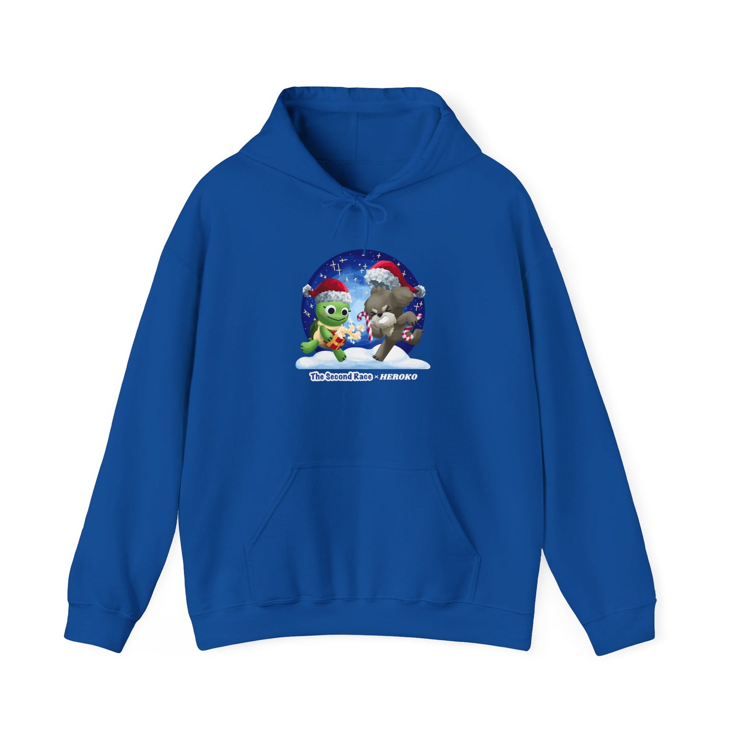 'The Second Race' Snow Globe Adults Hoodie — Holiday Book Lover Sweatshirt