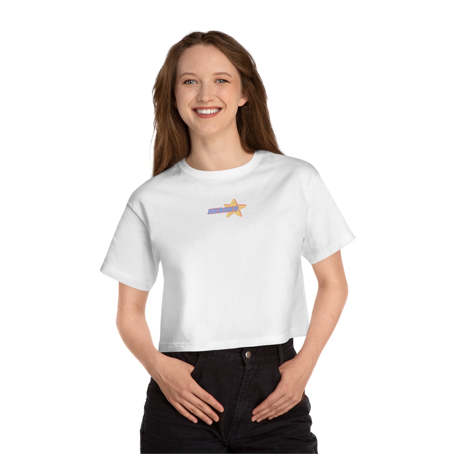 Women's Champion HEROKO RETRO STAR Cropped T-Shirt