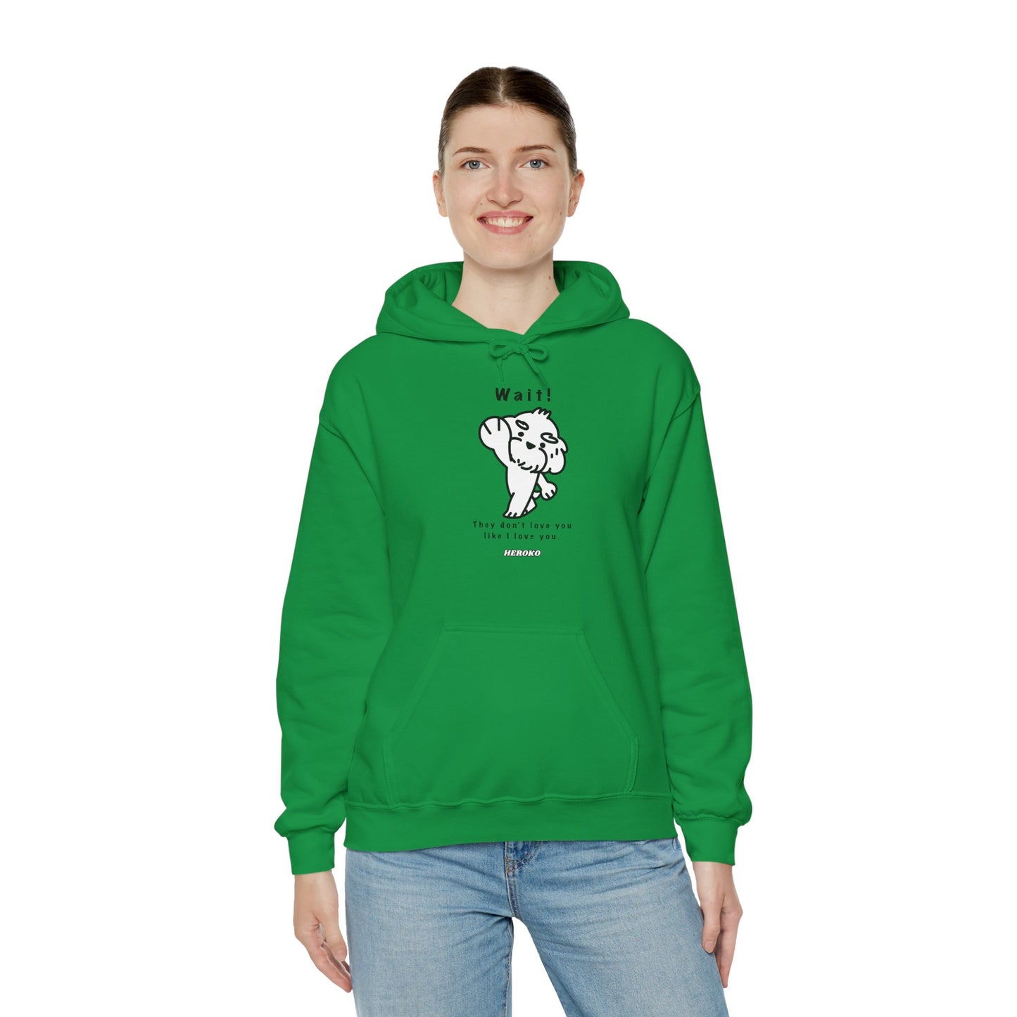 Adults WAIT! DOG MEME Hoodie