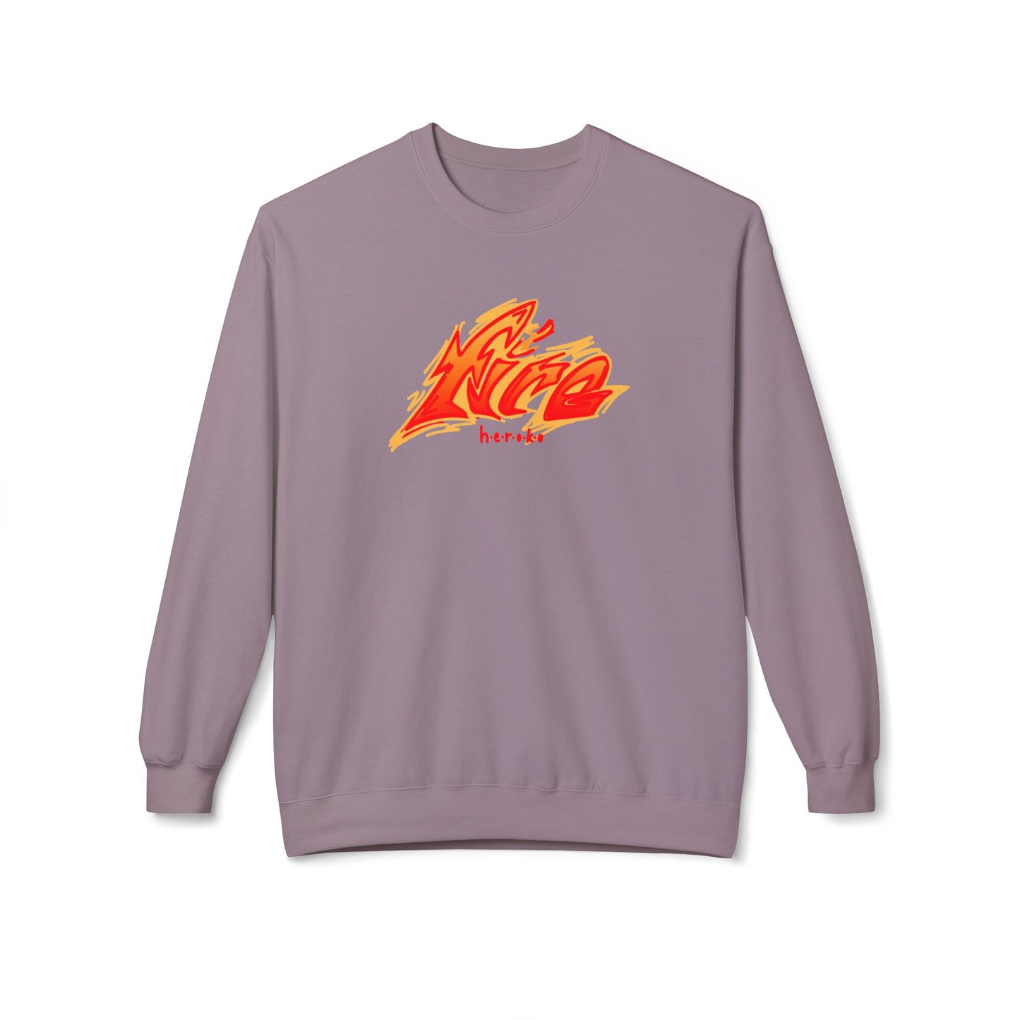 Adults Unisex FIRE Crewneck Sweatshirt