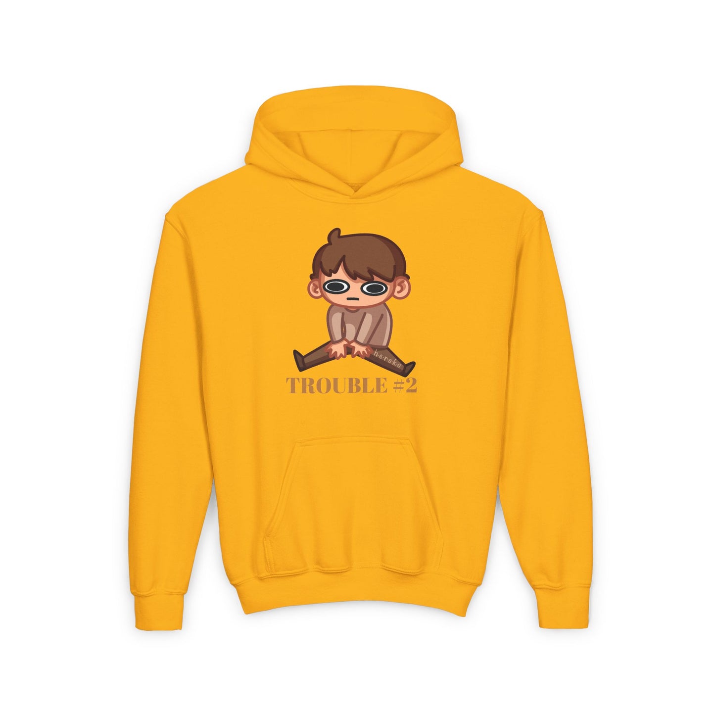 Youth TROUBLE #2 BOY Hooded Sweatshirts