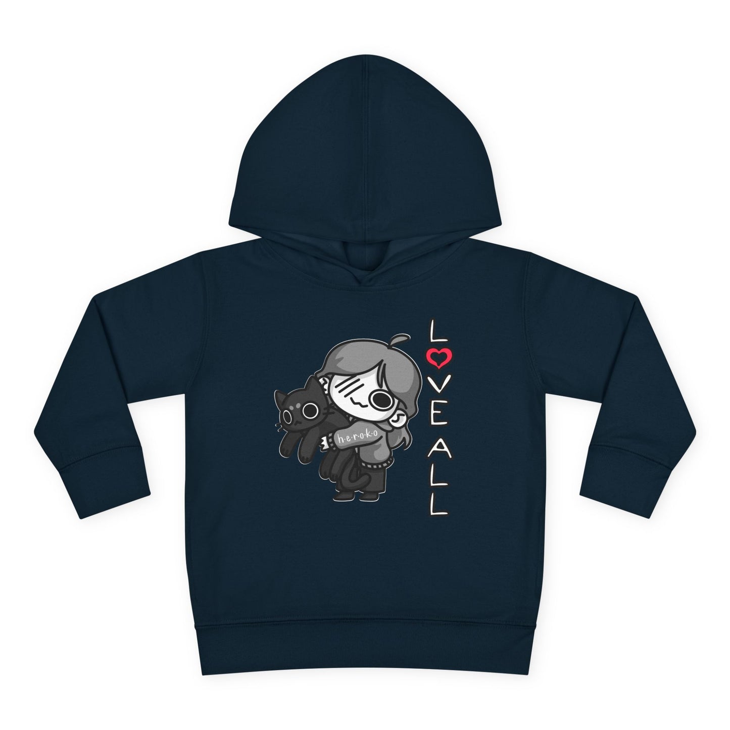 Toddler's LOVE ALL CAT Hoodie