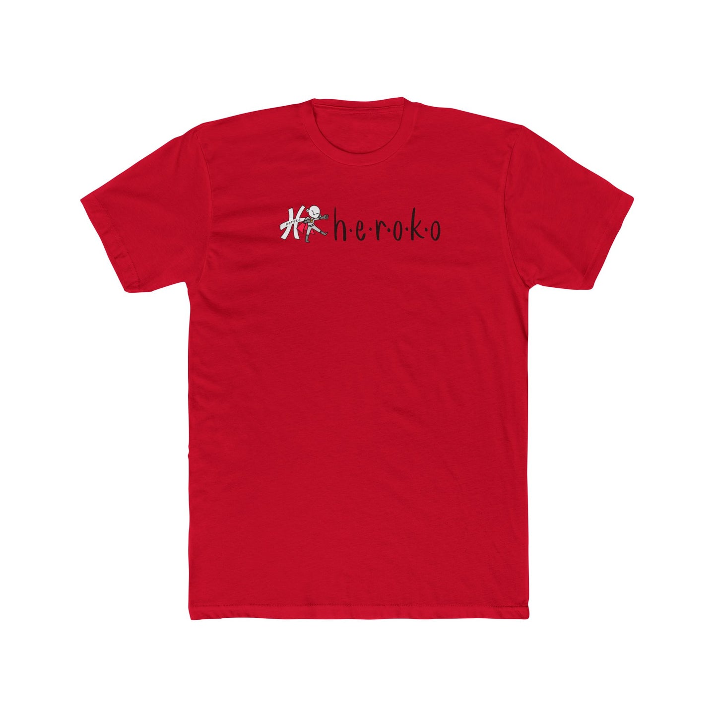 Adults HEROKO LOGO Cotton Crew Tee