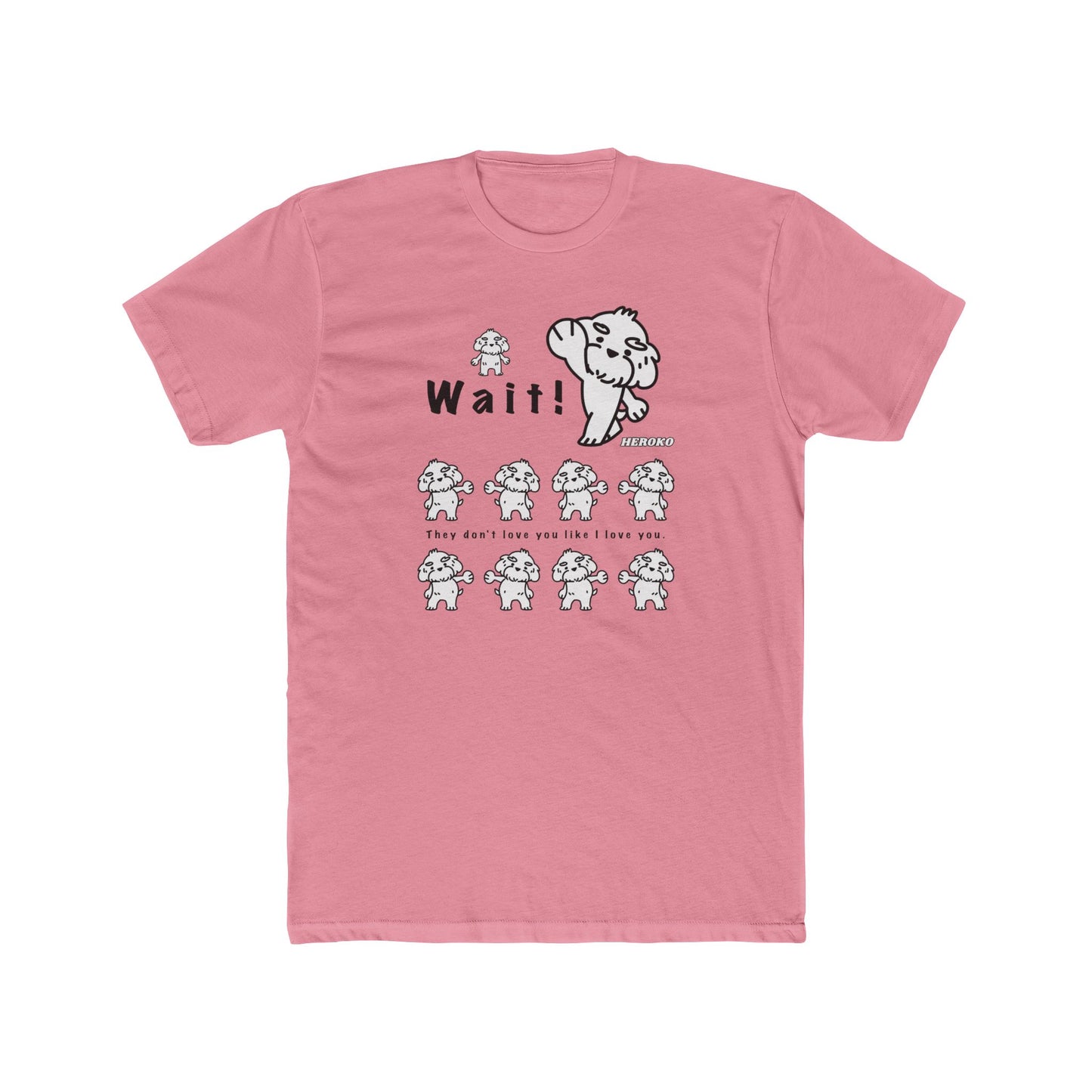 Adults WAIT! DANCING DOGS MEME Cotton Tee