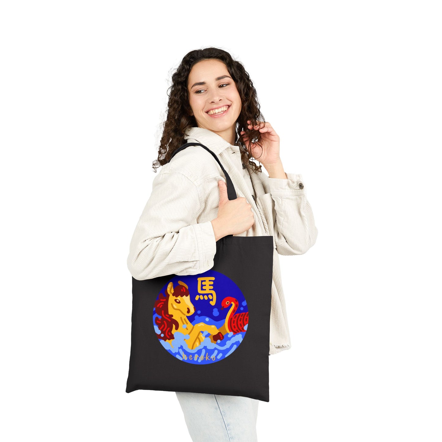 Canvas Tote Bag - Year of the Horse Lunar New Year Design
