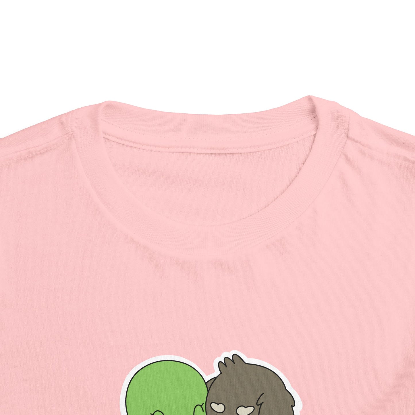 Toddler Tee — Cute "The Second Race" Cartoon Turtle & Puppy Graphic