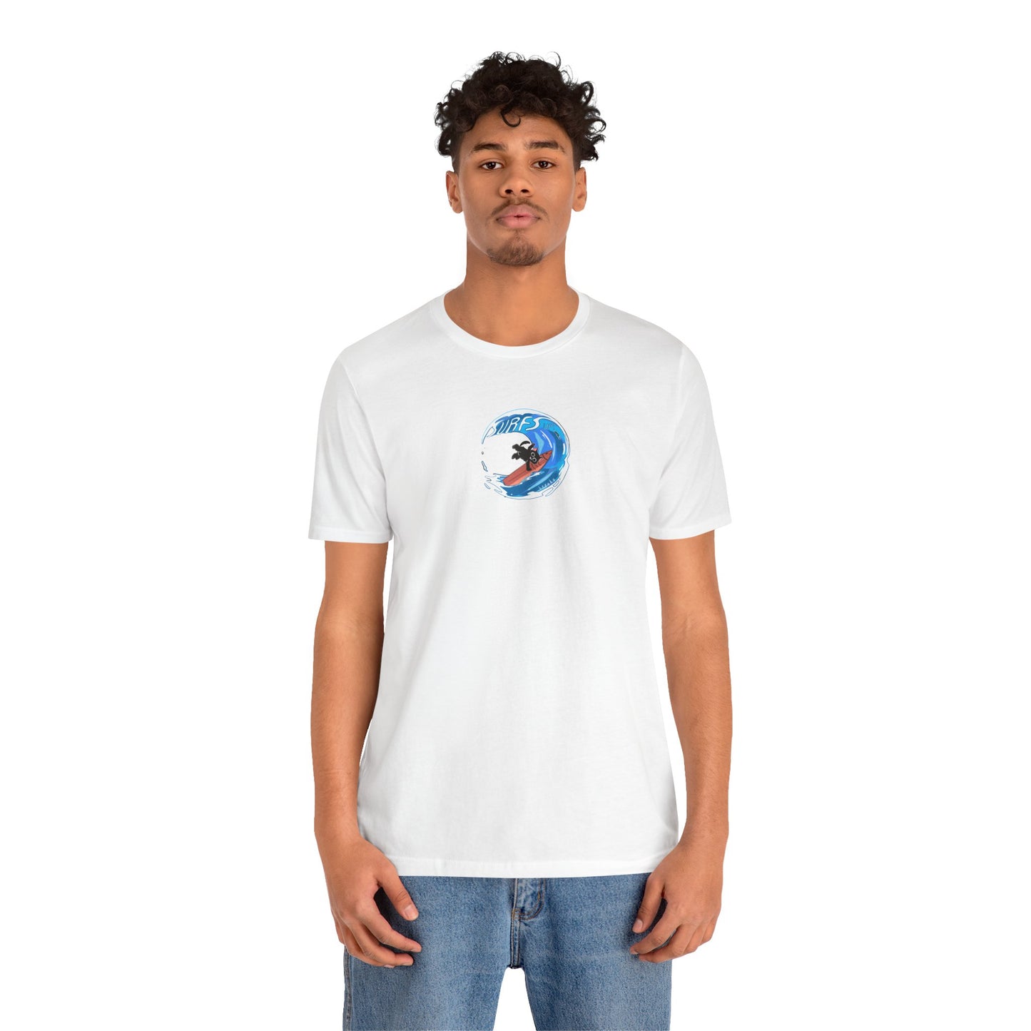 Adults CAT SURFS UP Retail Fit Cotton Tee