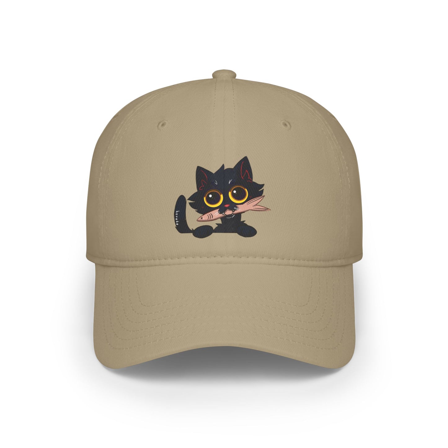 BLACK CAT Low Profile Baseball Cap/Hat