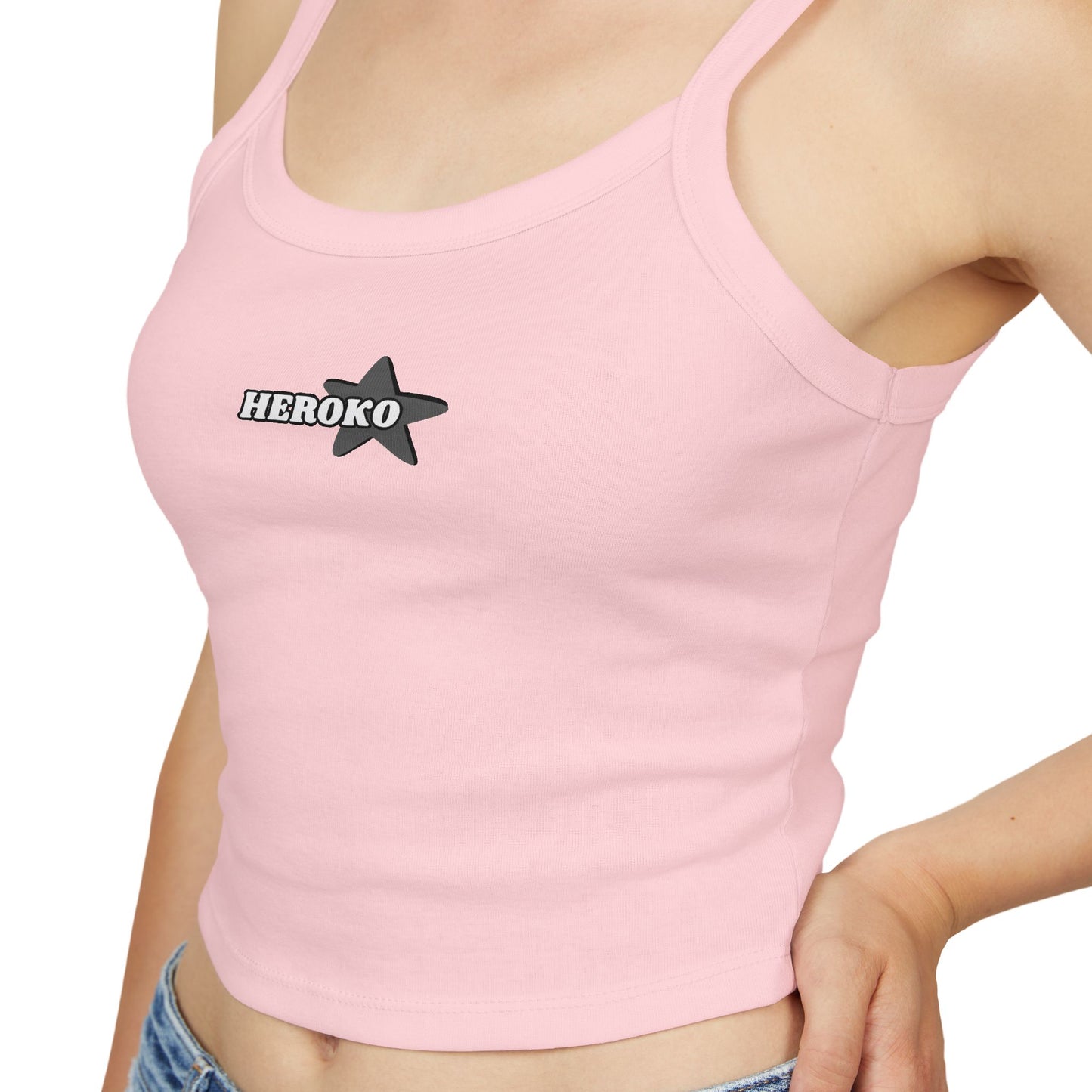 Heroko B&W Star Tank Top - Women's Spaghetti Strap