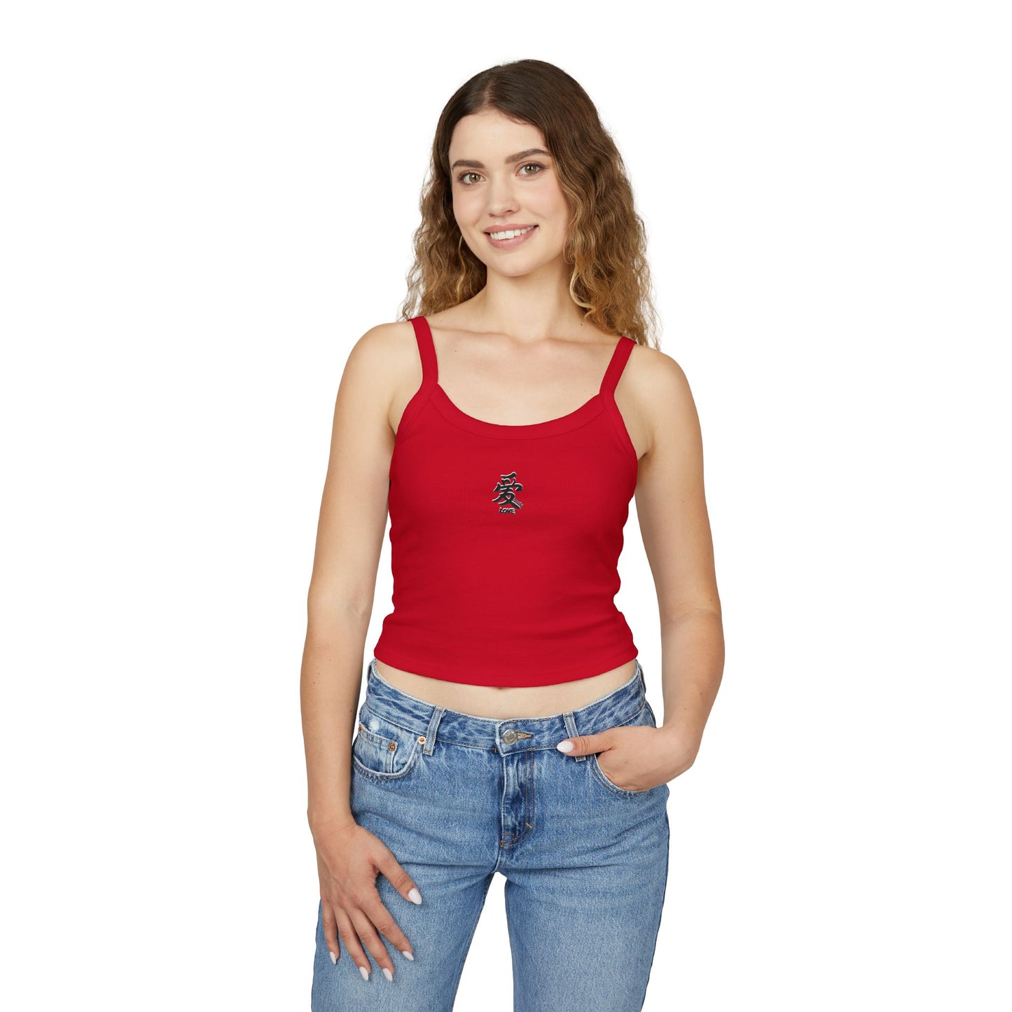 LOVE IN CHINESE Tank Top - Women's Spaghetti Strap
