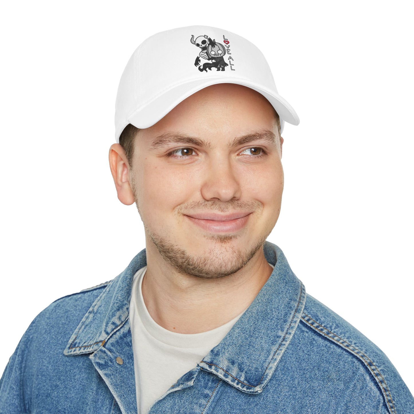 LOVE ALL SKELETON Low Profile Baseball Cap/Hat