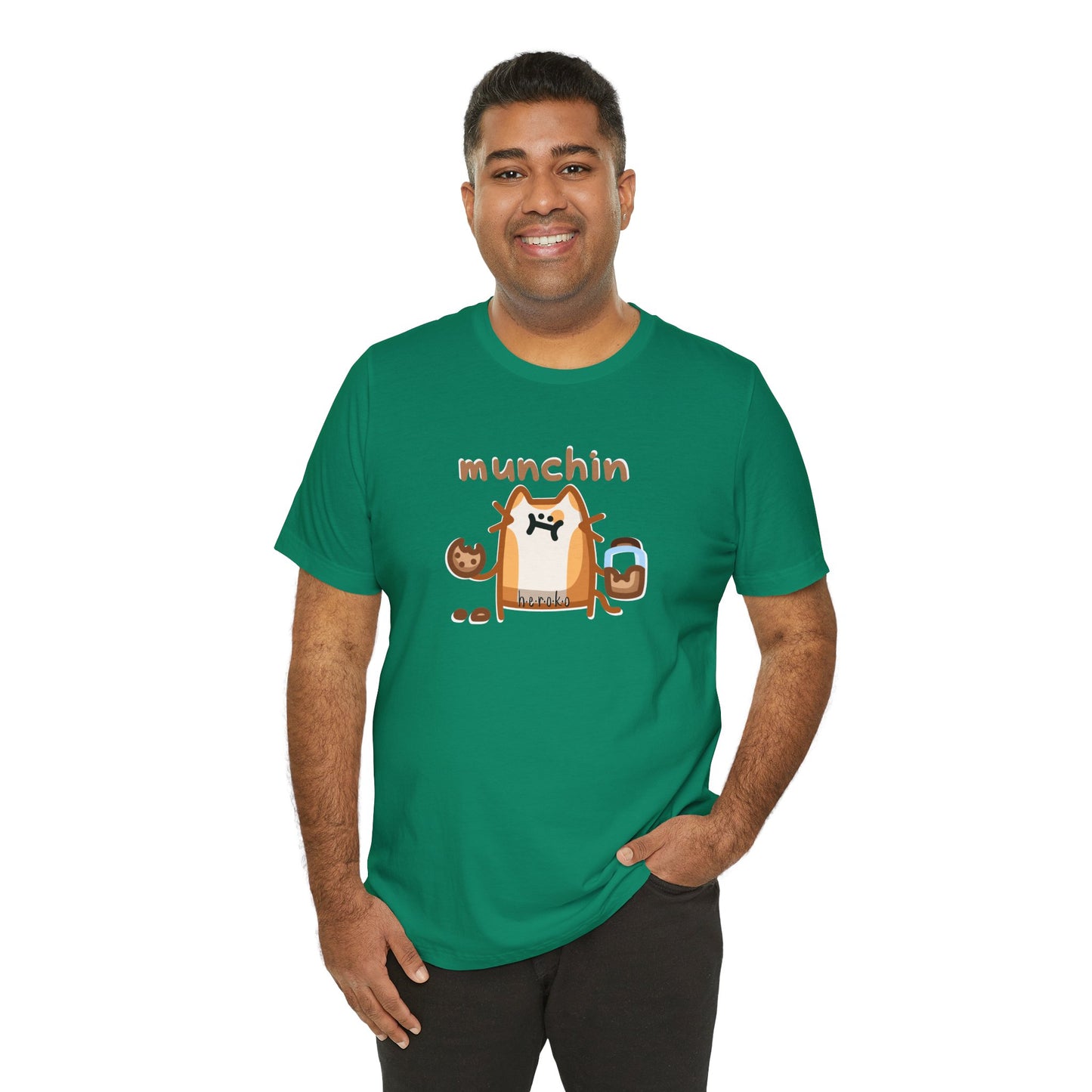 Adults BIG CAT MUNCHIN' Retail Fit Cotton Tee