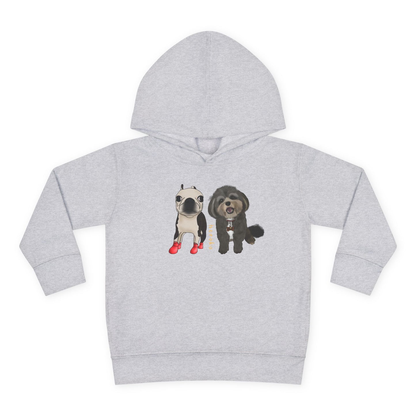 Toddler's 2 DOGS Pullover Hoodie