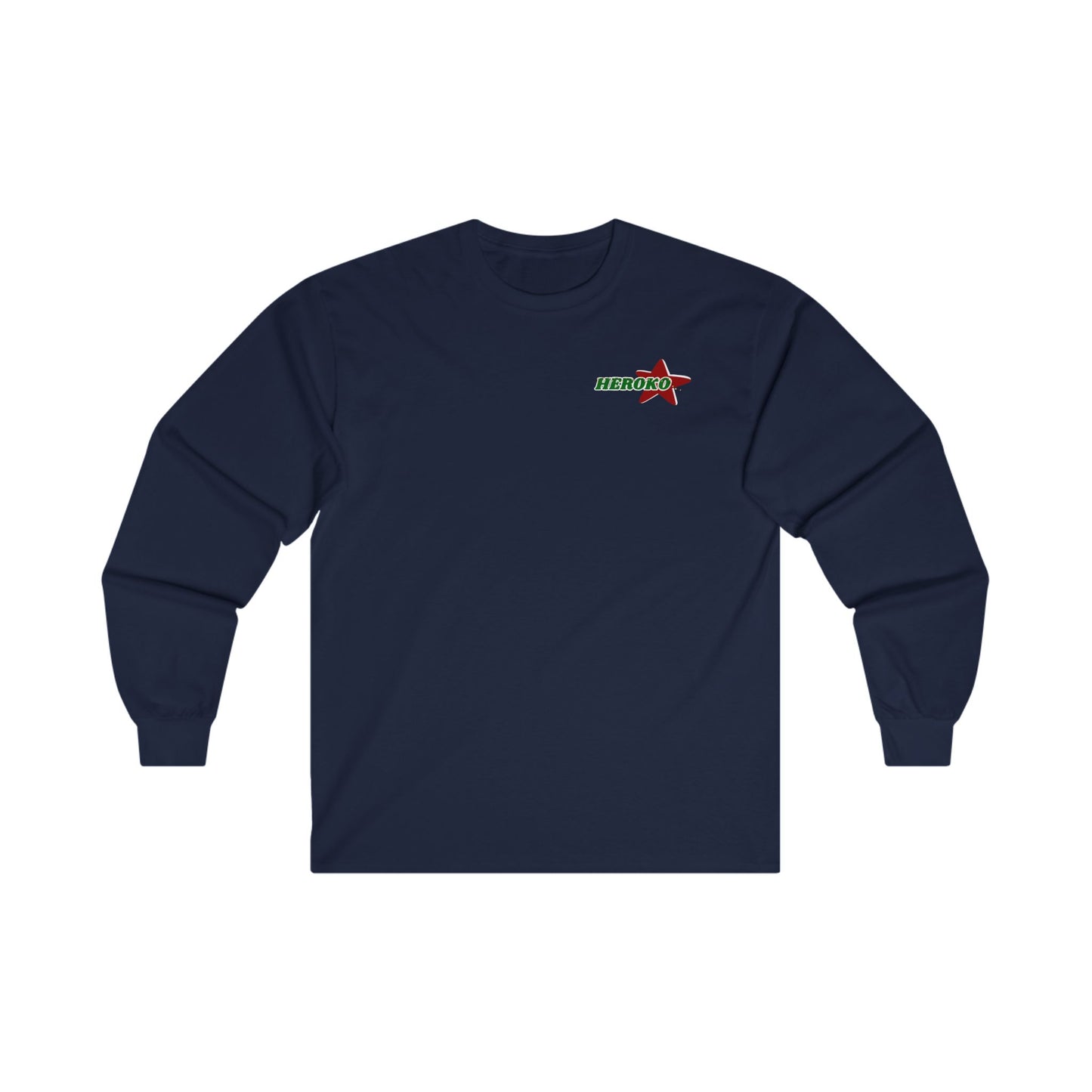 Adults HEROKO CHRISTMAS STAR Long Sleeve Tee (Runs Small for Men)