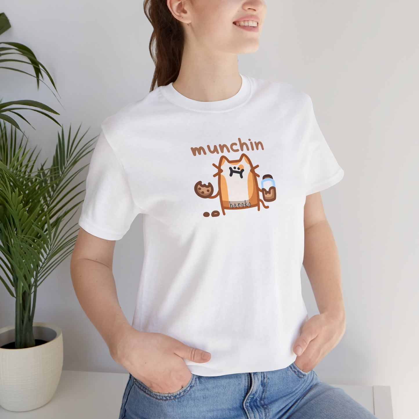 Adults CAT MUNCHIN' Retail Fit Cotton Tee