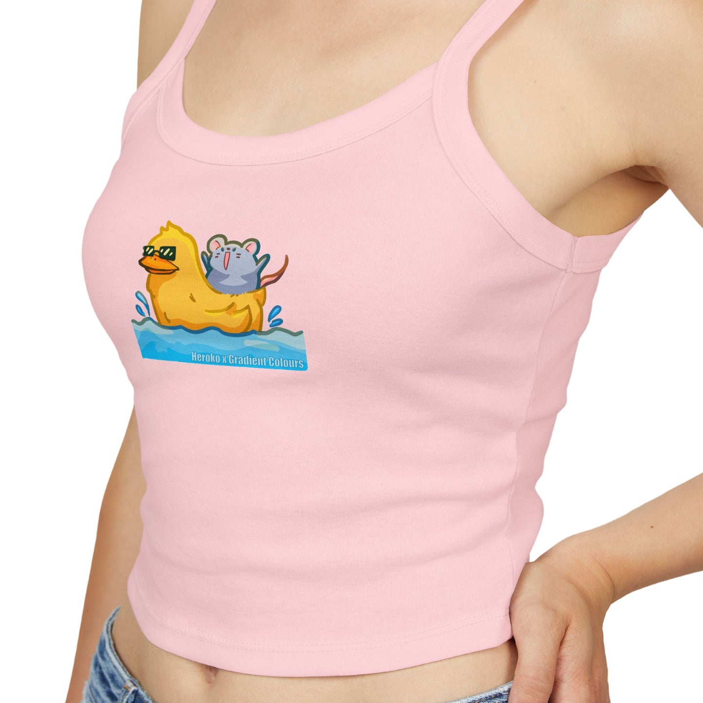 Summer Swimming Buddies Tank Top - Women's Spaghetti Strap