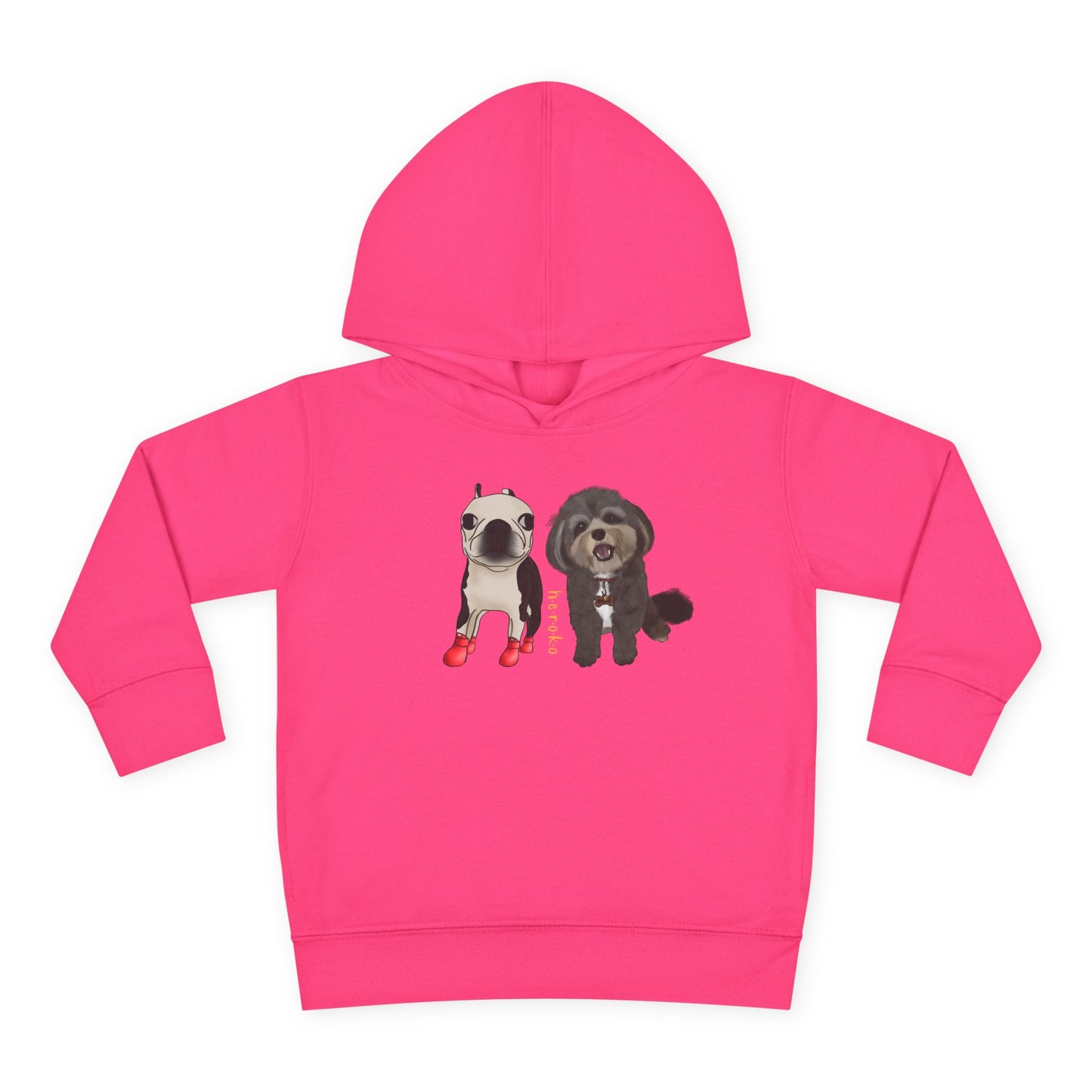 Toddler's 2 DOGS Pullover Hoodie