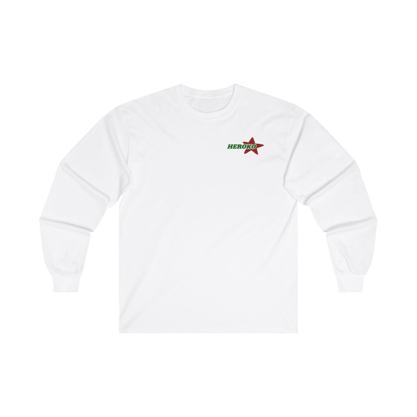 Adults HEROKO CHRISTMAS STAR Long Sleeve Tee (Runs Small for Men)